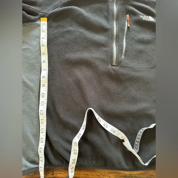 The North Face Summit Series Fleece Pullover Black 1/2 Zip Jacket Mens L - Picture 9 of 9